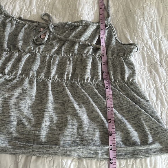 Victorias Secret Tank Top Size XL spaghetti strap Tank Top Heather Gray NWOT - Picture 4 of 9